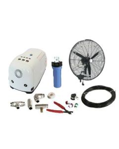 20" (Oscillating) High Pressure Misting Fan Kits w/1000 PSI Remote Control Pump 